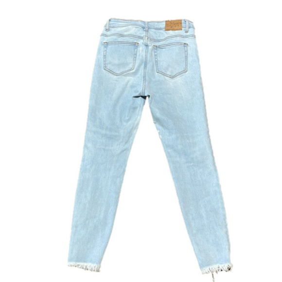 Monkey Ride Jeans Distressed Destroyed Skinny Slim Jean Size 9/29 - Picture 6 of 9